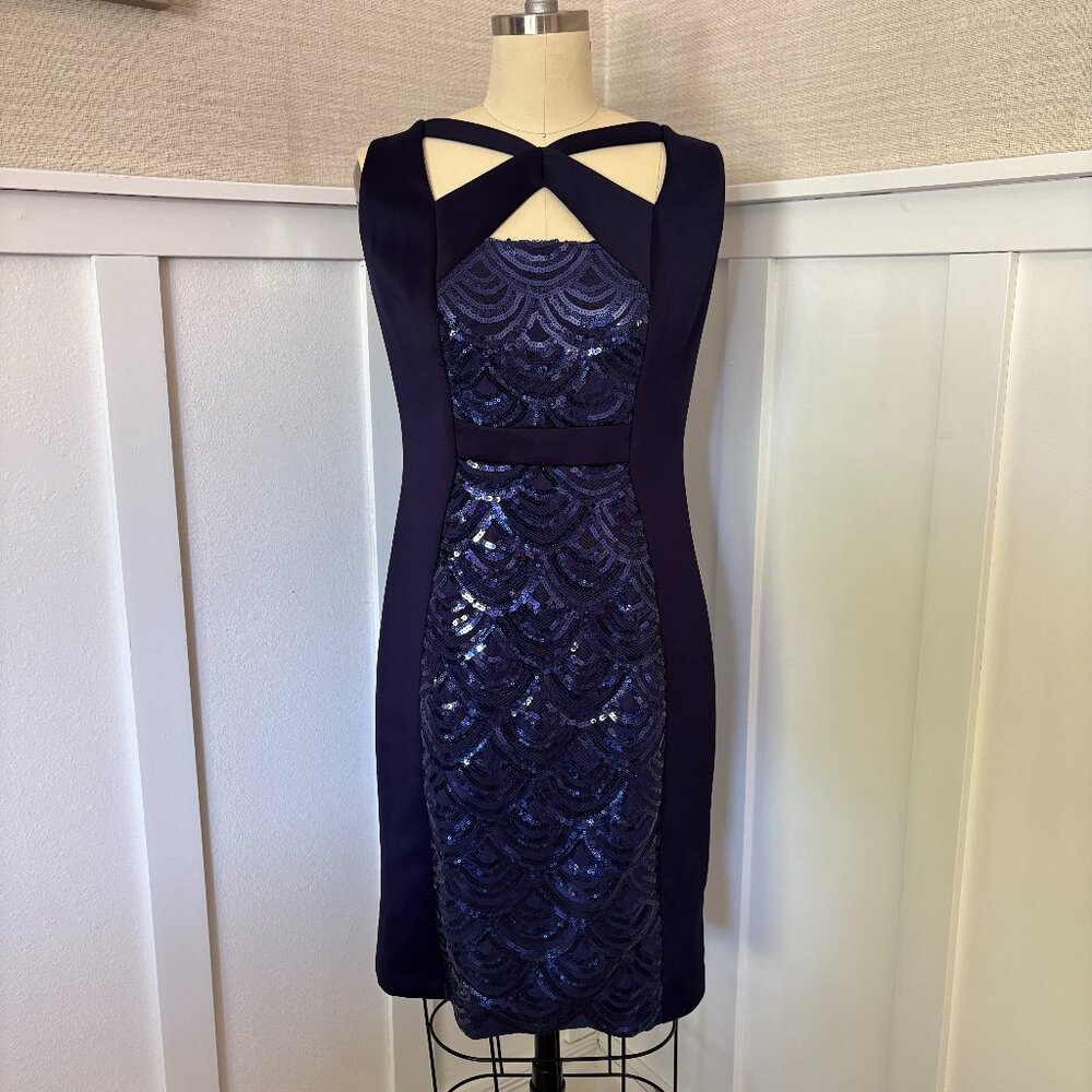 Connected Apparel size 6 Navy Cocktail dress size